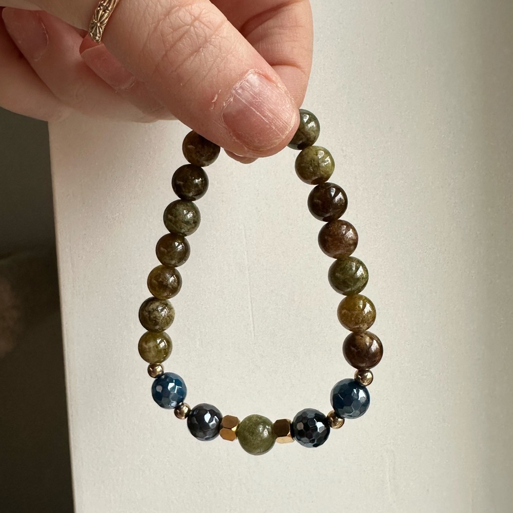 Green Garnet Tjazelle One of a Kind